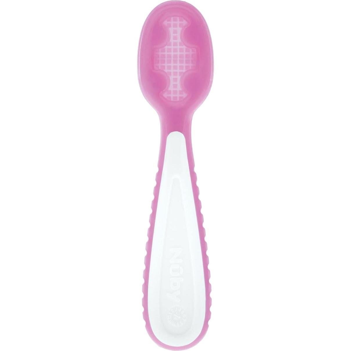 Set de cucharas para bebés Nuby - 3 piezas - 6+ meses - Silicona