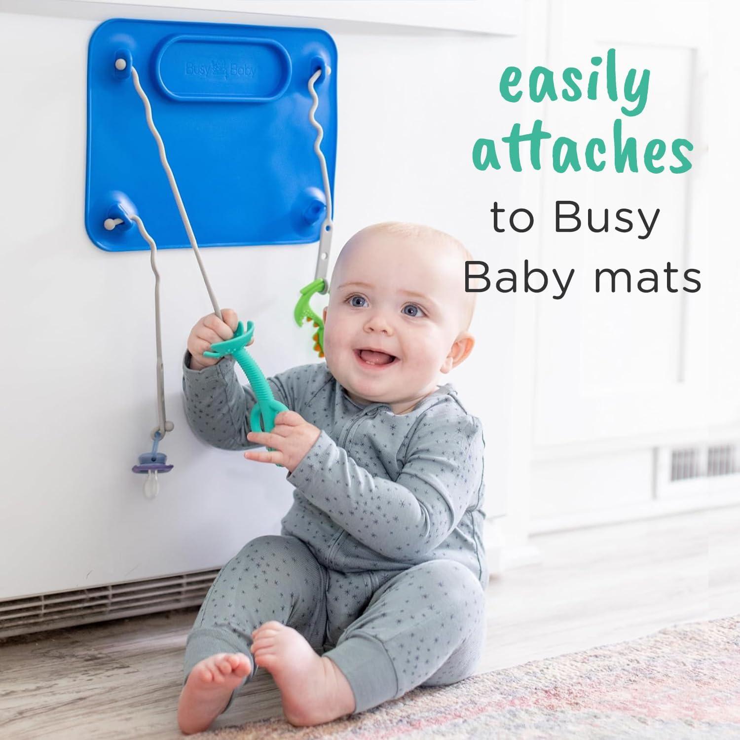 Cuchara de Entrenamiento Busy Baby Pewter - Silicona 100% Grado Alimenticio