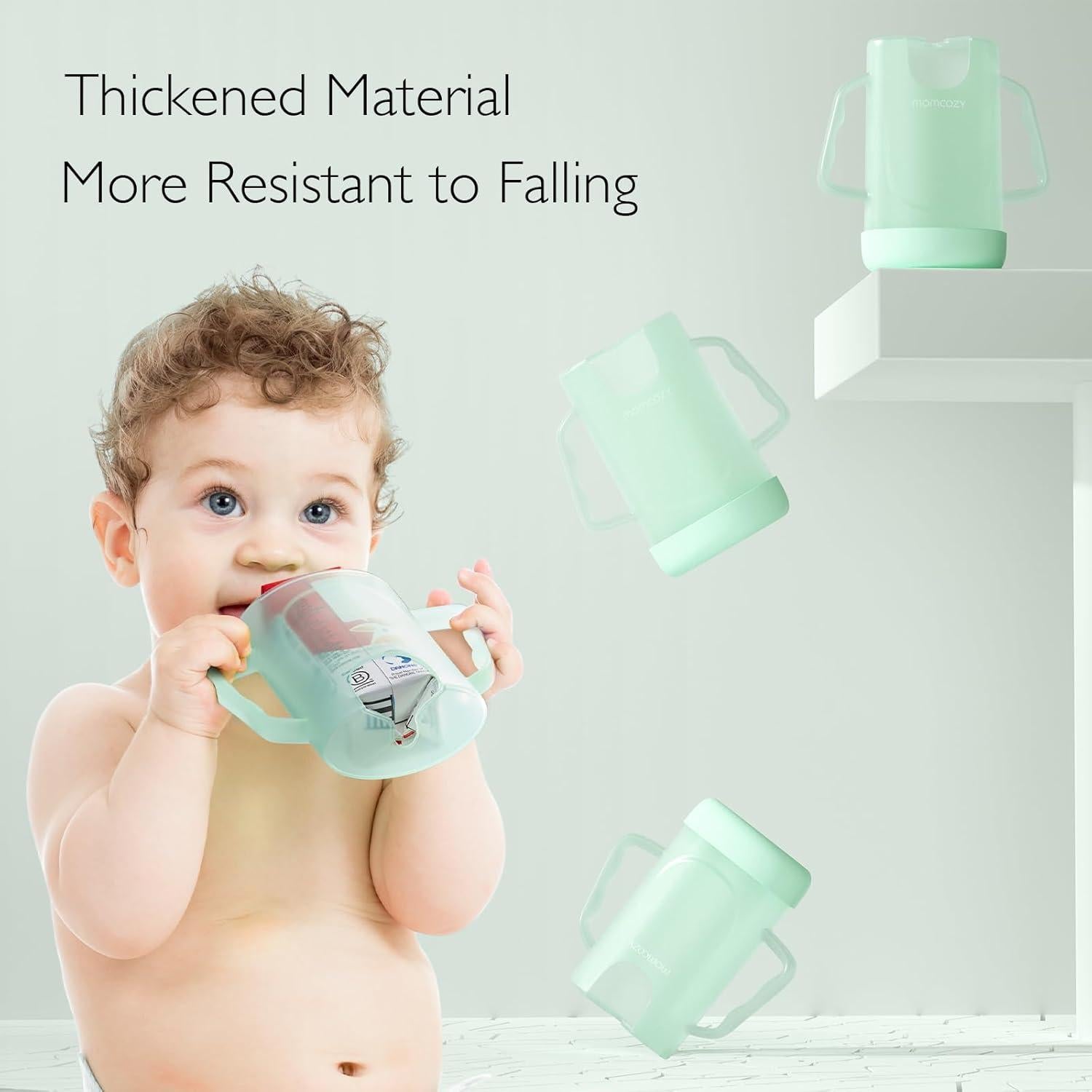 Soporte de Bolsa Exprimible Momcozy Verde 148 ml para Bebés