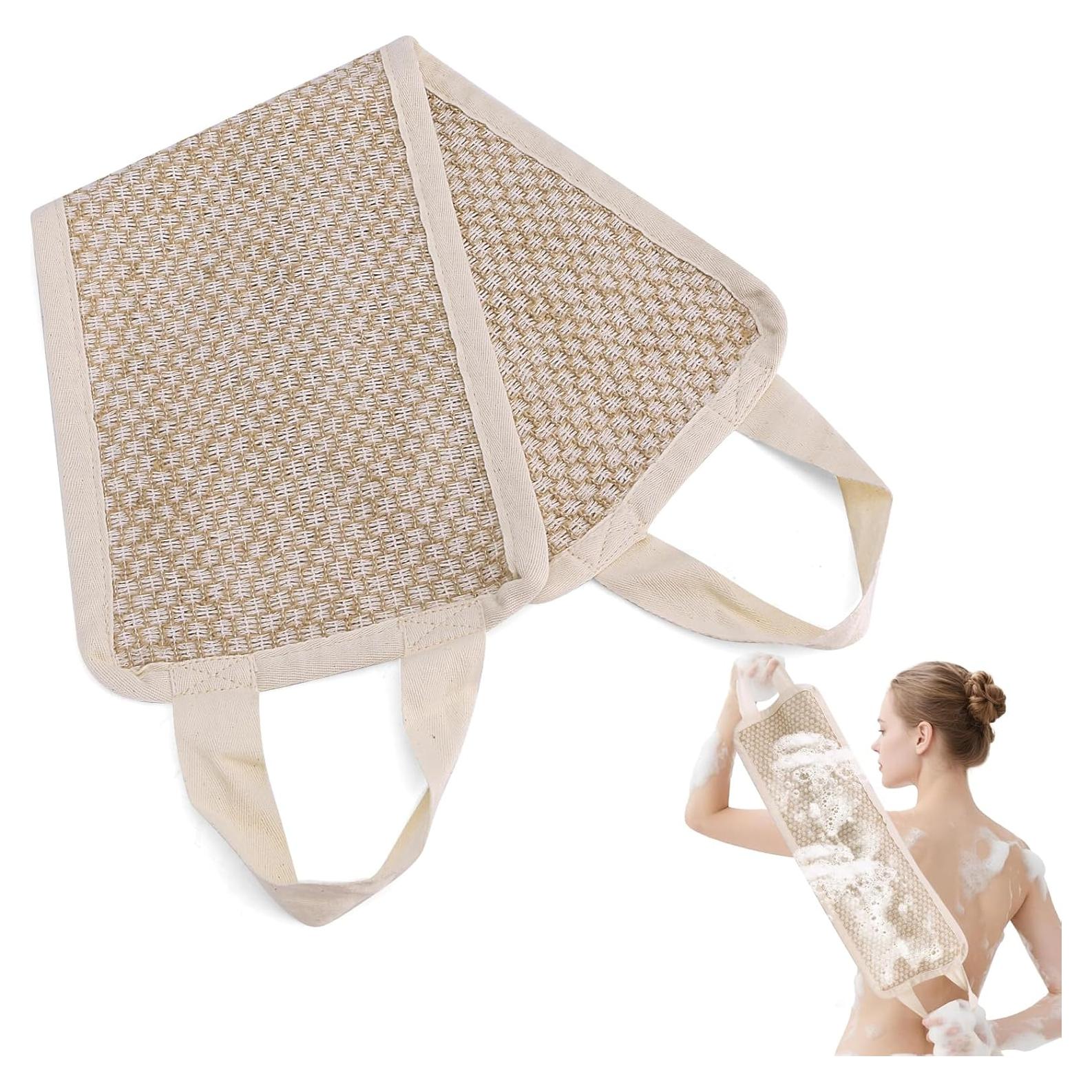 Esfregador de Espalda SAMIYUE de Jute Natural 83.8 cm