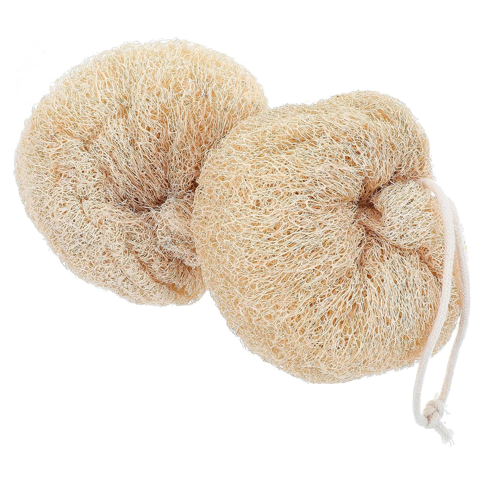 Esponja Natural de Lufa Exfoliante YBEATY 2 Pcs 10x10 cm