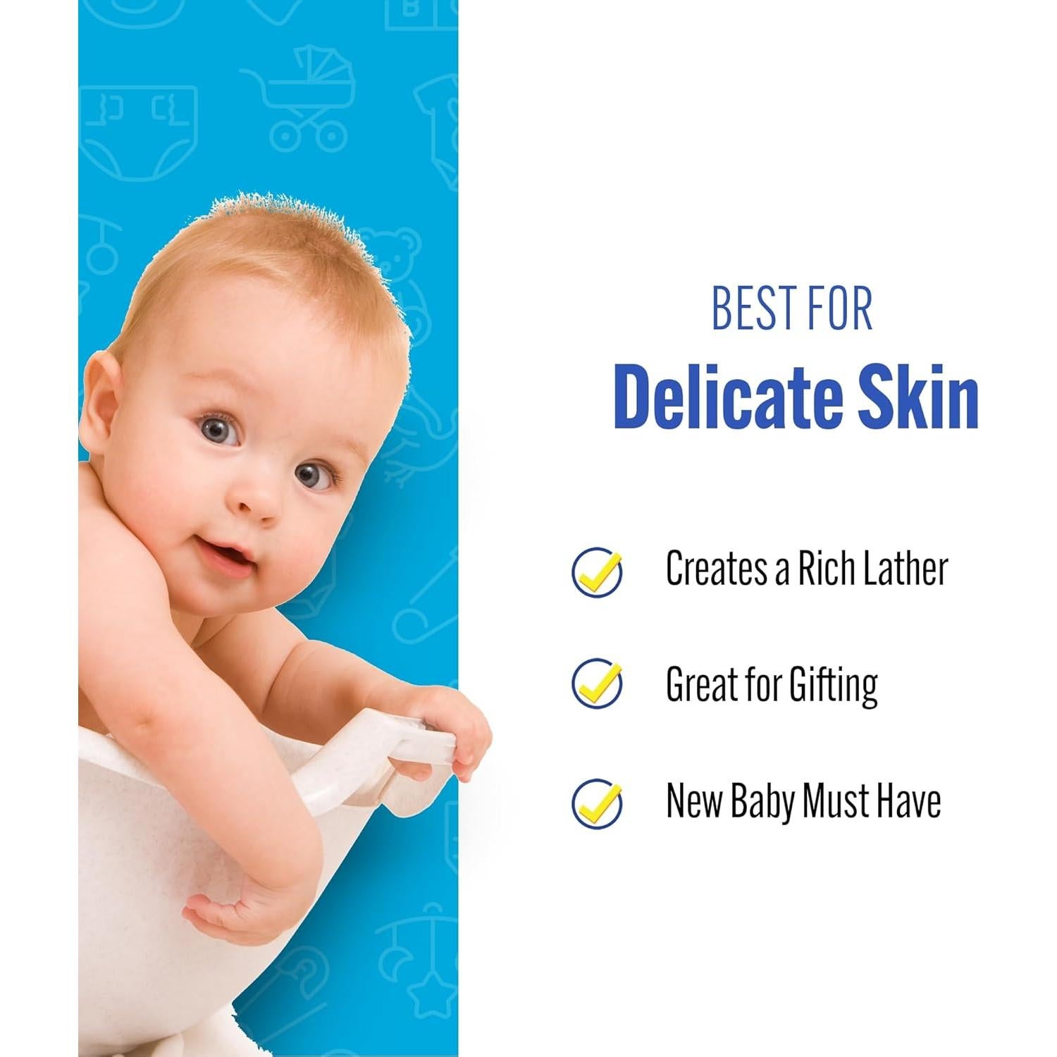 Esponja de Mar de Lana Natural Baby Buddy - Paquete de 2