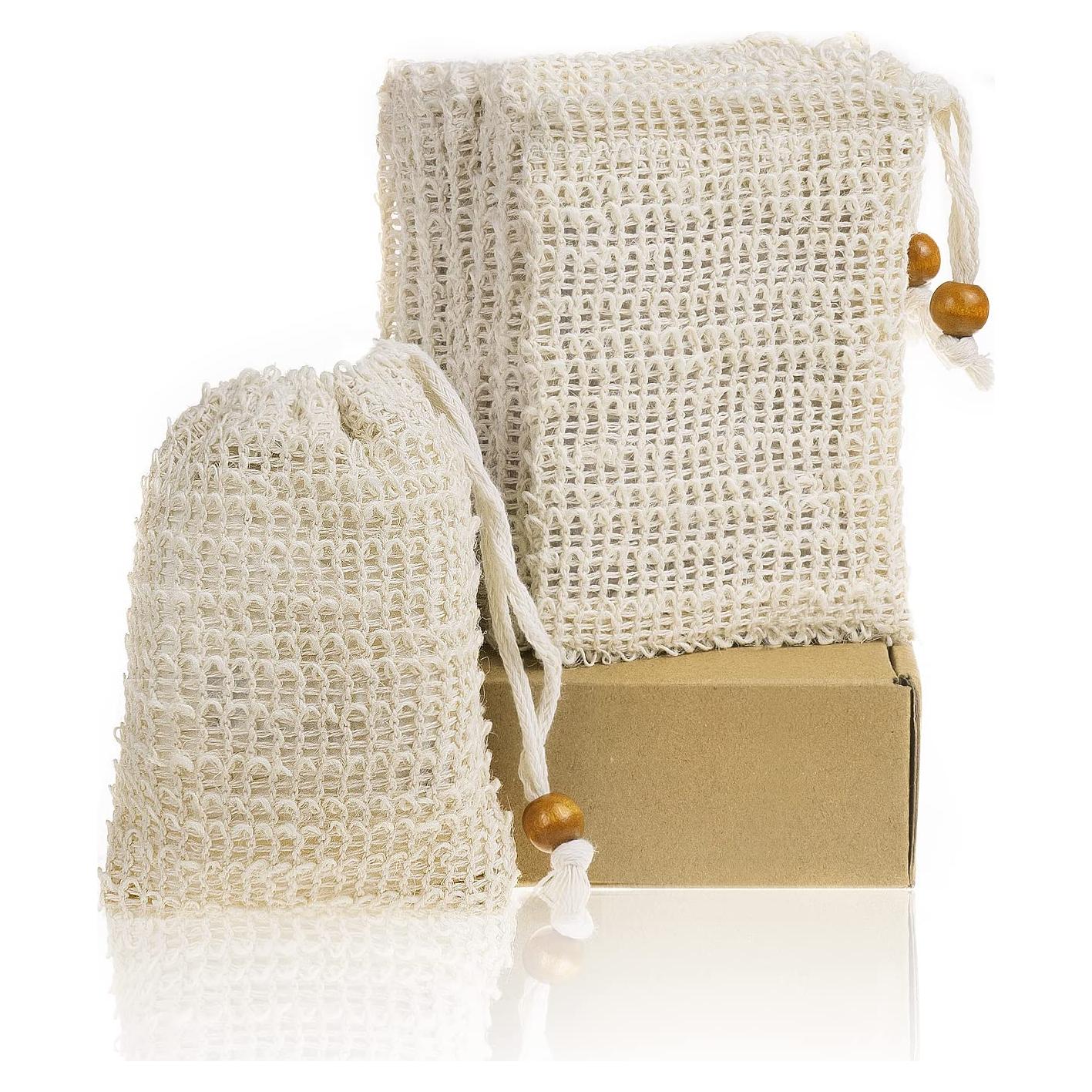 Bolsas de Jabón de Malla Exfoliantes Ycolama 8 Piezas 15x10cm