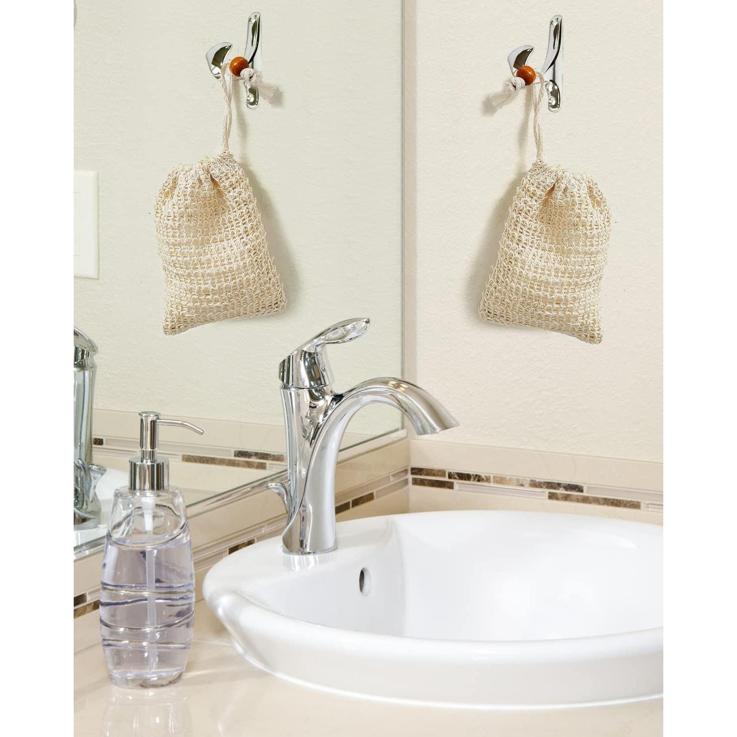 Bolsas de Jabón de Malla Exfoliantes Ycolama 8 Piezas 15x10cm