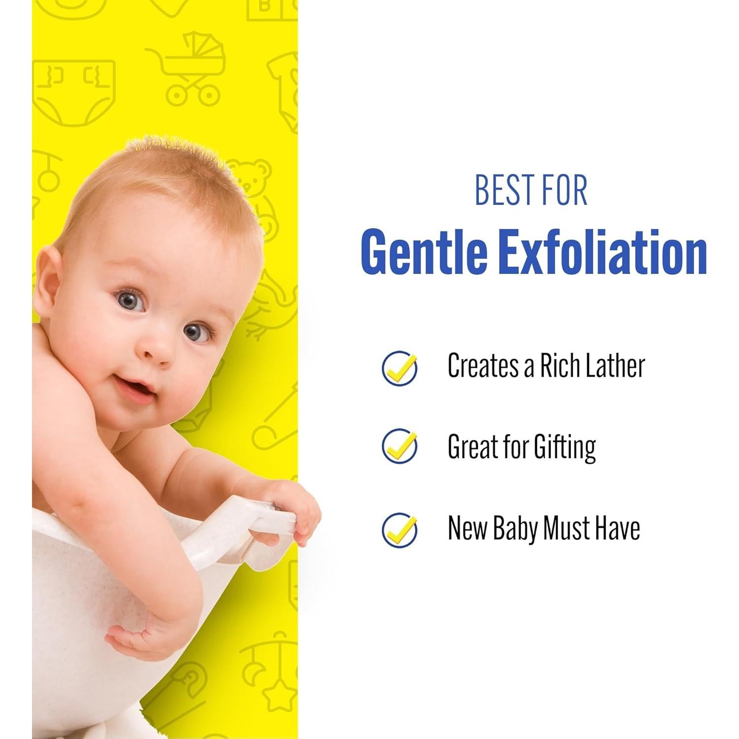 Esponja de Mar Amarilla Baby Buddy Hipoalergénica 1 Cuenta