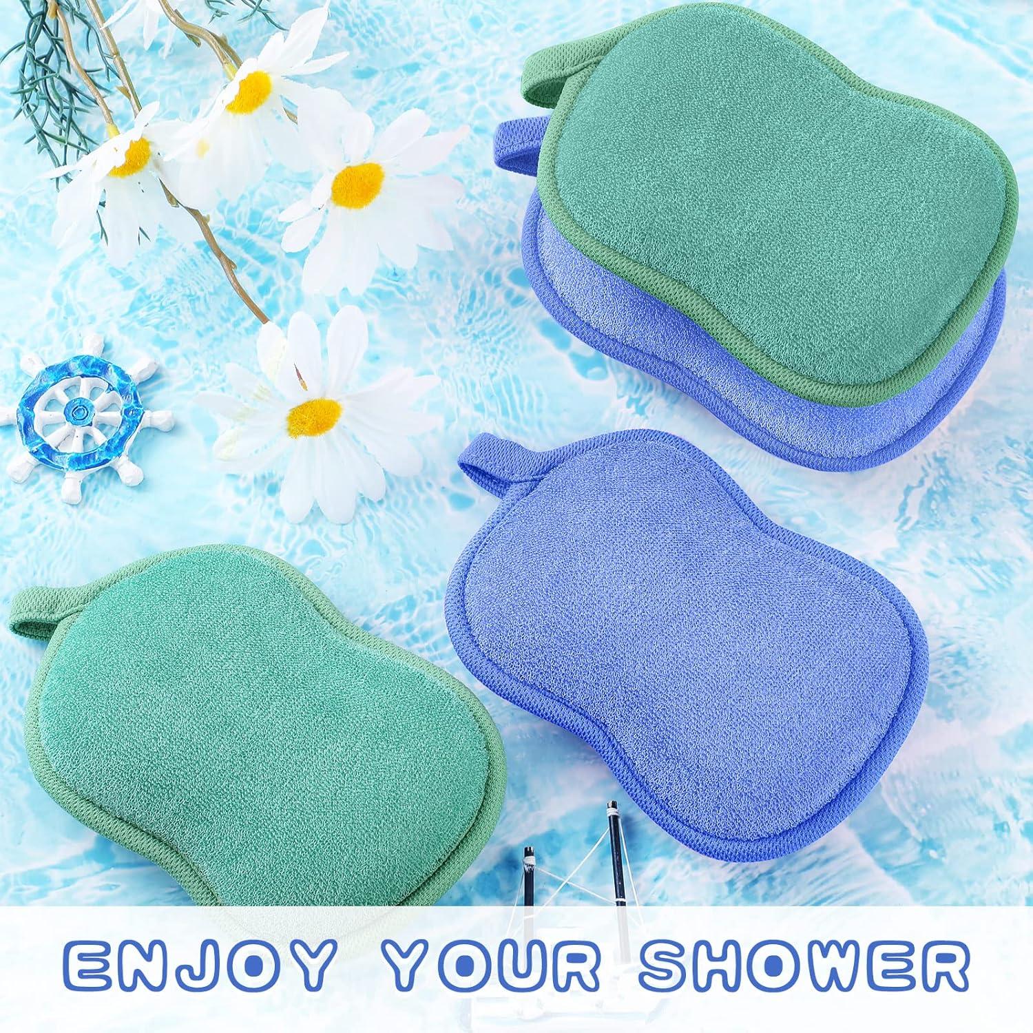 Esponjas de Baño para Bebés Tatuo 4 Piezas Algodón Suave