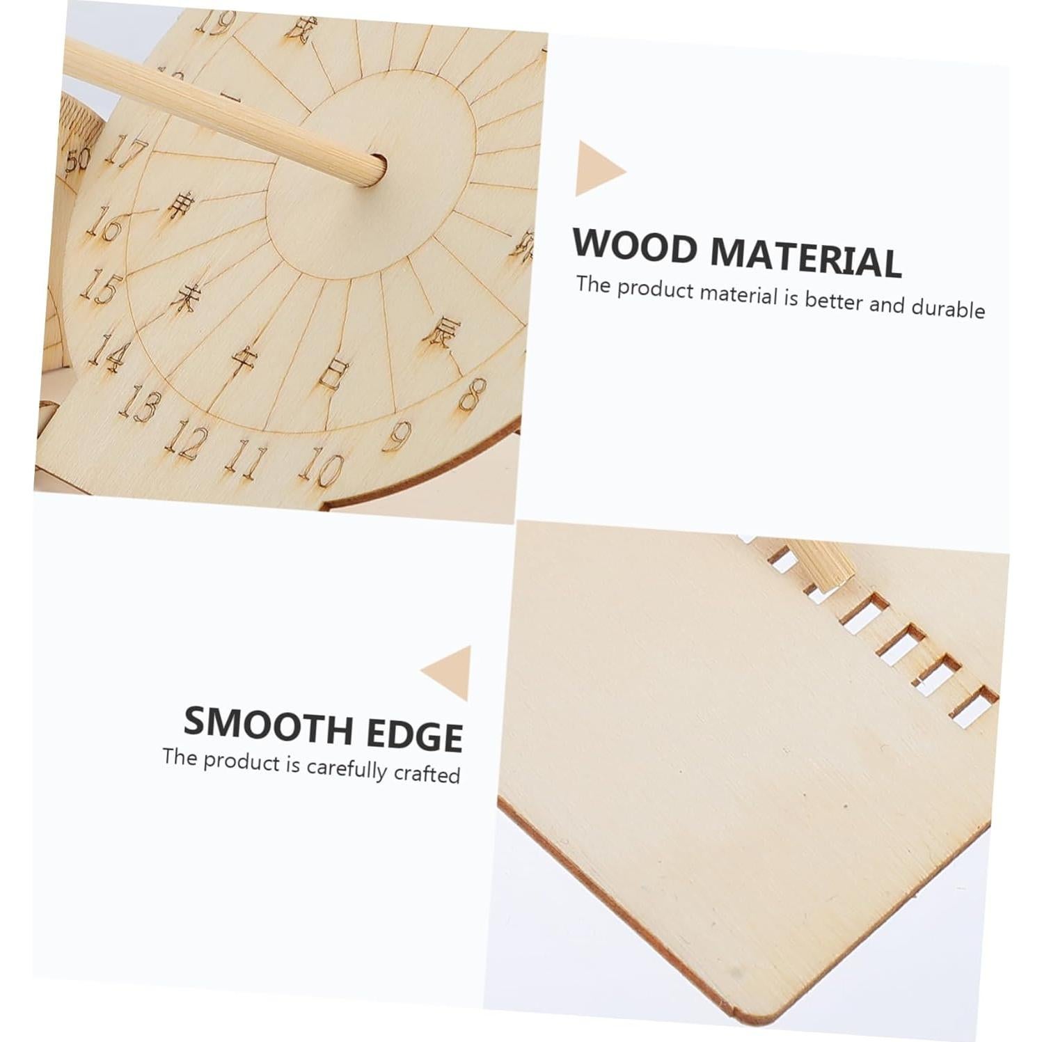 Reloj de Sol Educativo DIY Cabilock para Niños 16x10cm