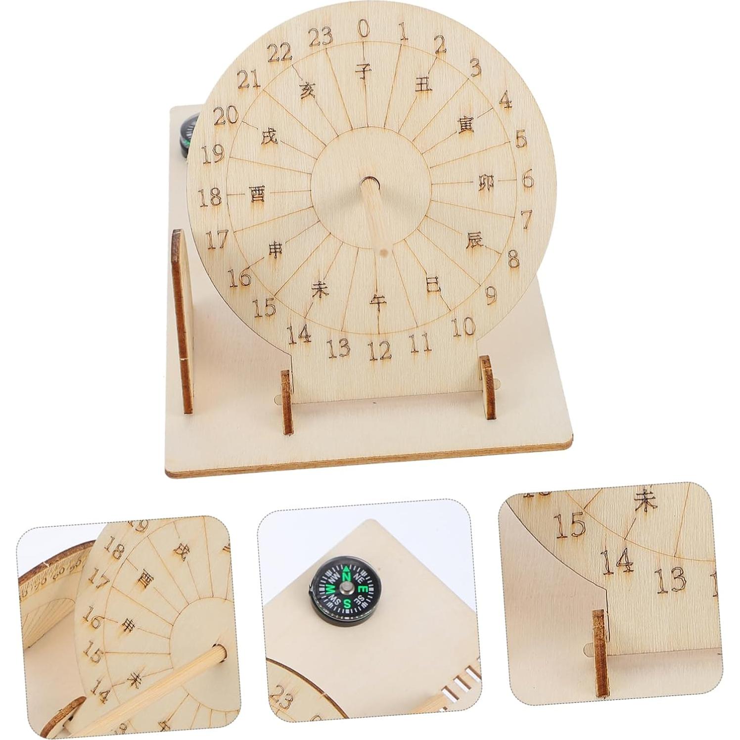 Reloj de Sol Educativo DIY Cabilock para Niños 16x10cm