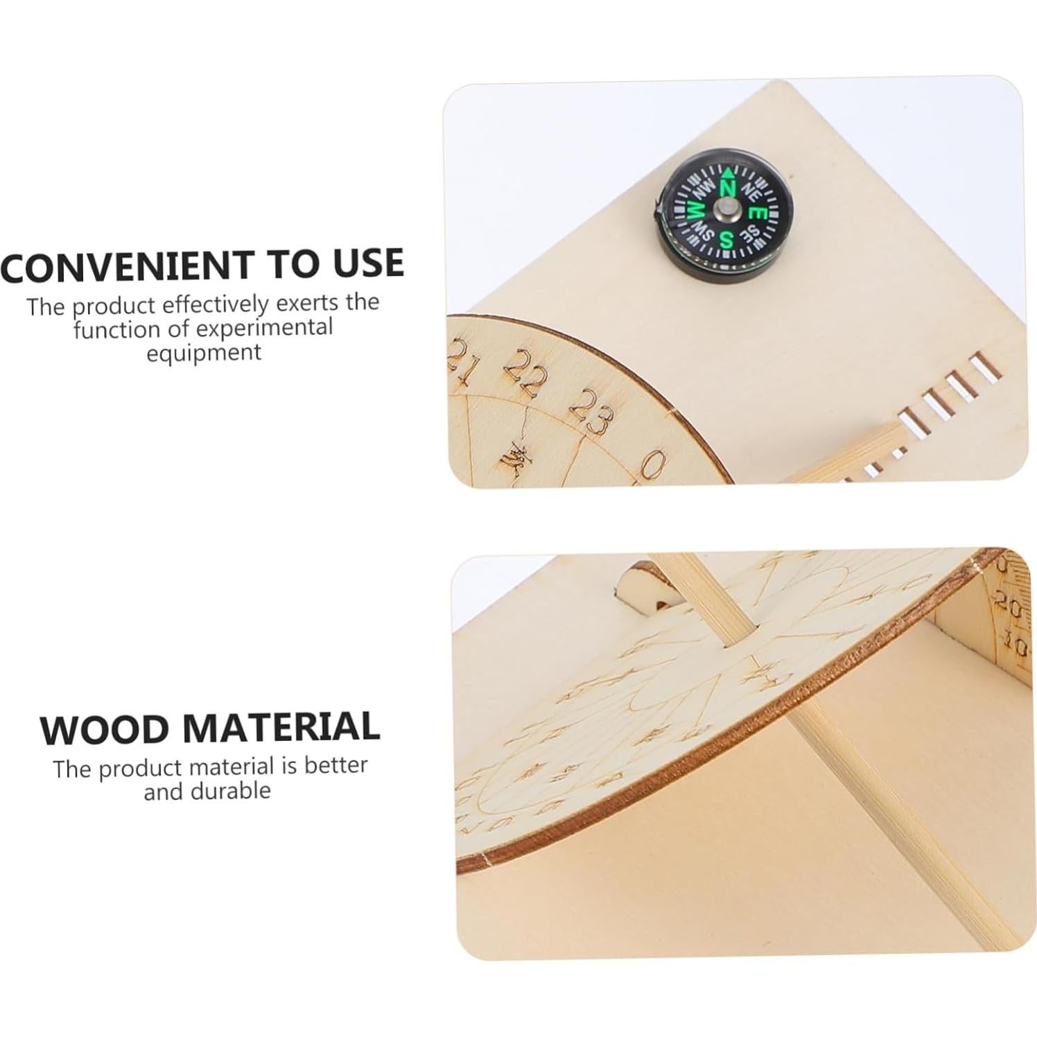 Reloj de Sol Educativo DIY Cabilock para Niños 16x10cm