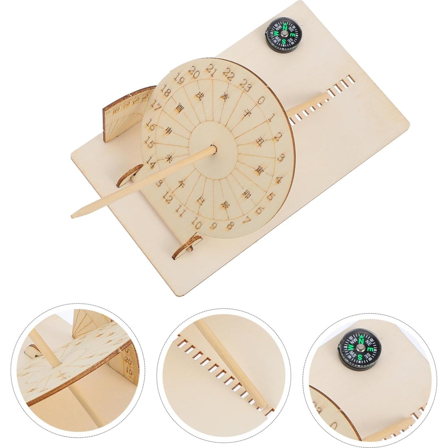 Reloj de Sol Educativo DIY Cabilock para Niños 16x10cm