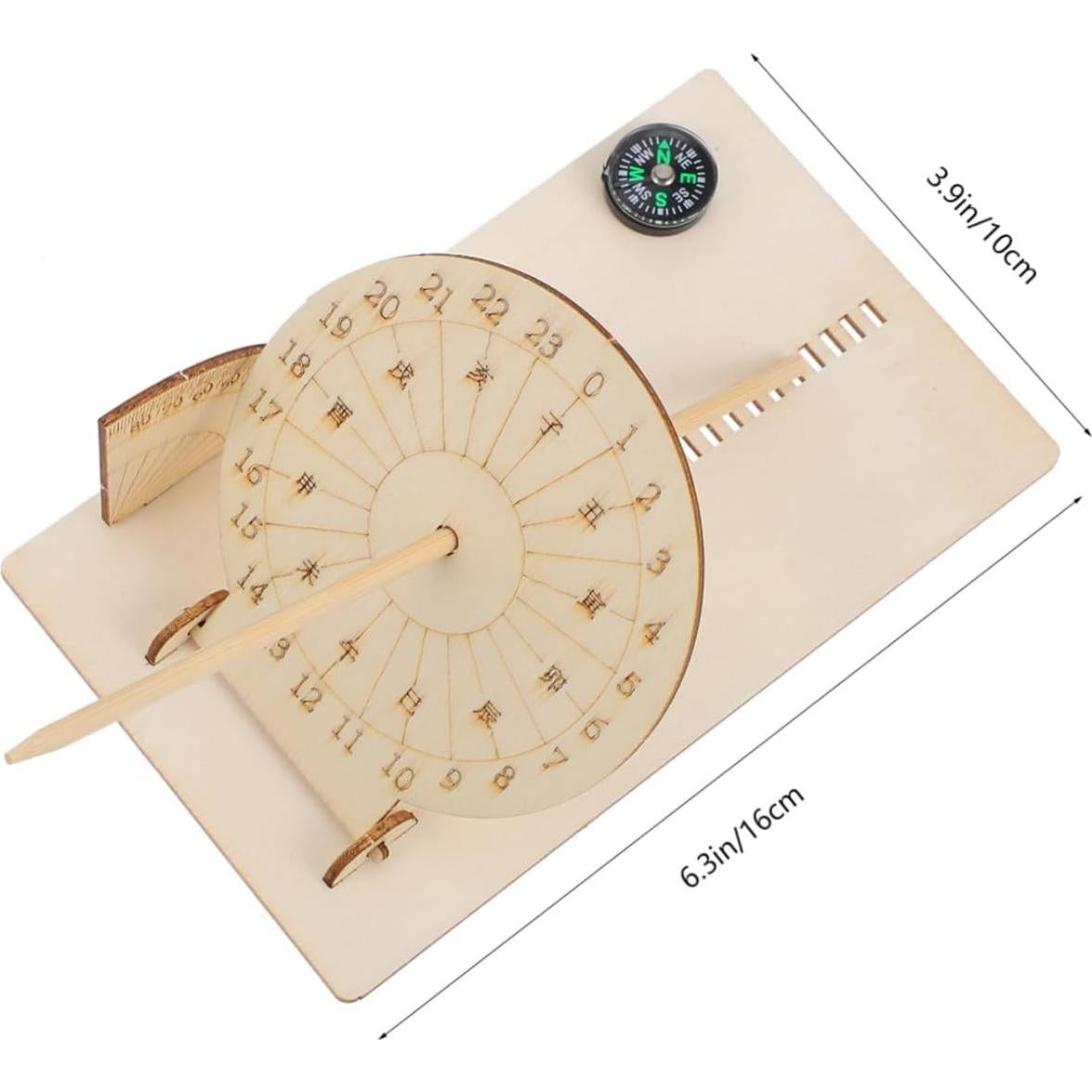 Reloj de Sol Educativo DIY Cabilock para Niños 16x10cm