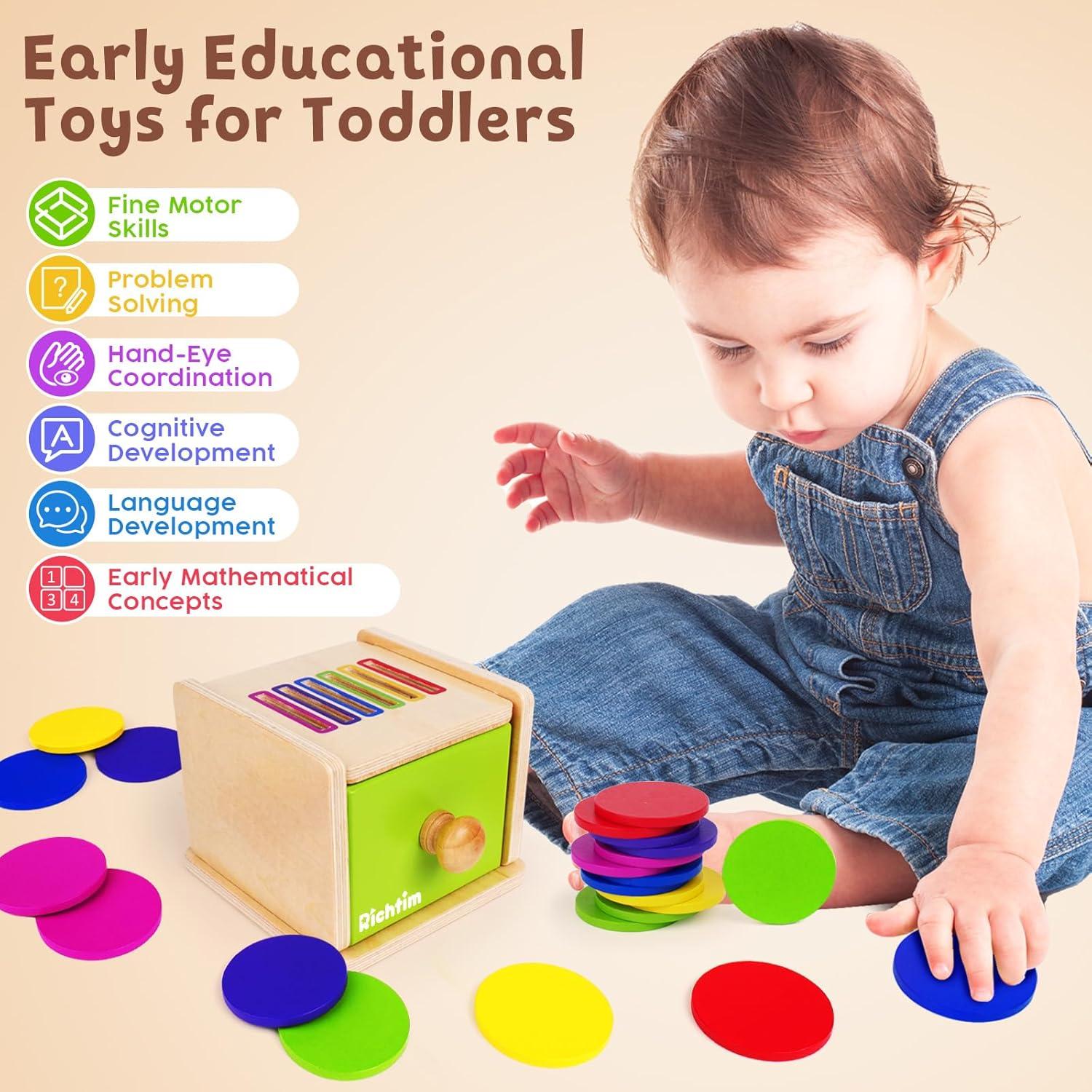 Juguete Montessori de Clasificación de Colores Richtim 12-36 meses