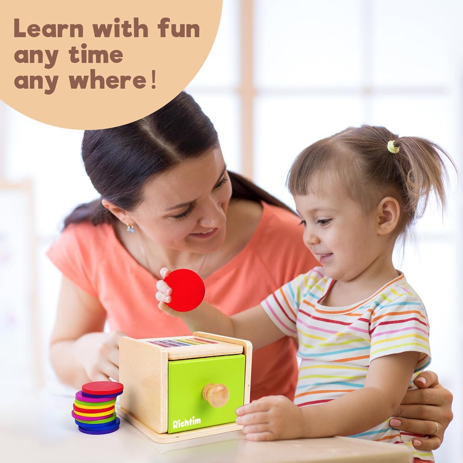 Juguete Montessori de Clasificación de Colores Richtim 12-36 meses