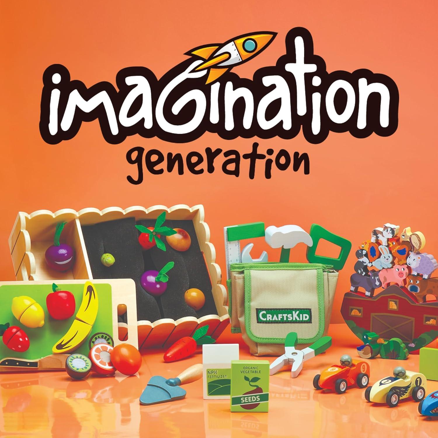 Calendario Montessori de Madera Generación de Imaginación 29x29cm