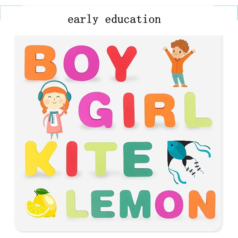 Rompecabezas de Madera Educativo msanya - Alfabeto y Números