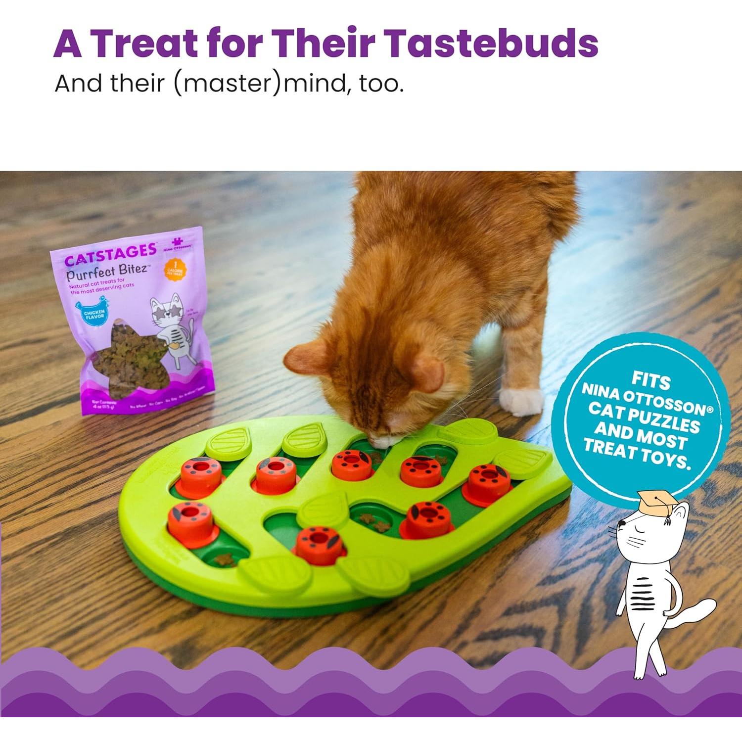 Galletas Naturales para Gatos Catstages Purrfect Bitez 113g Pollo