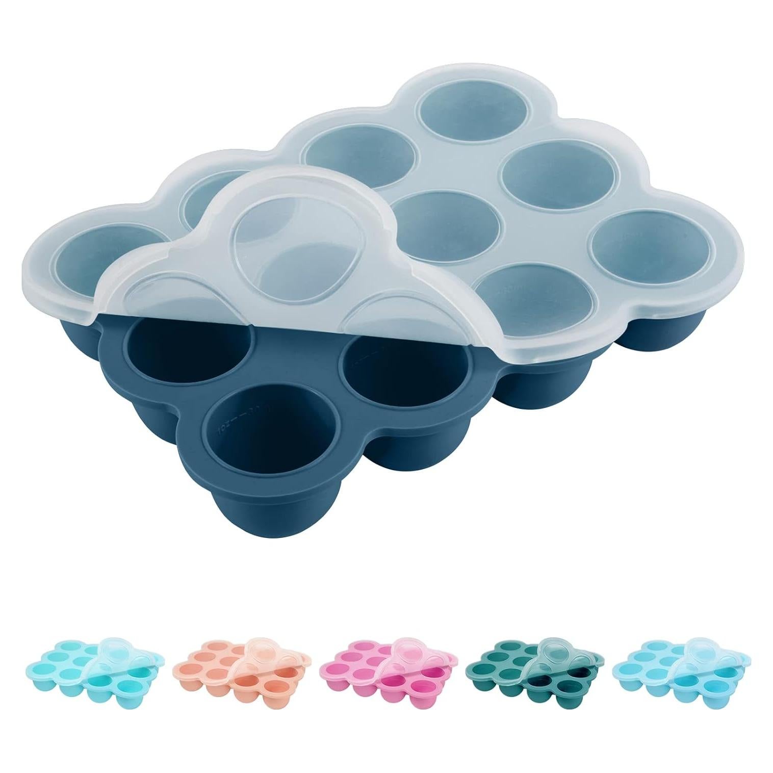 Contenedor de Almacenamiento para Bebés HIWOOD 12x44ml Silicona