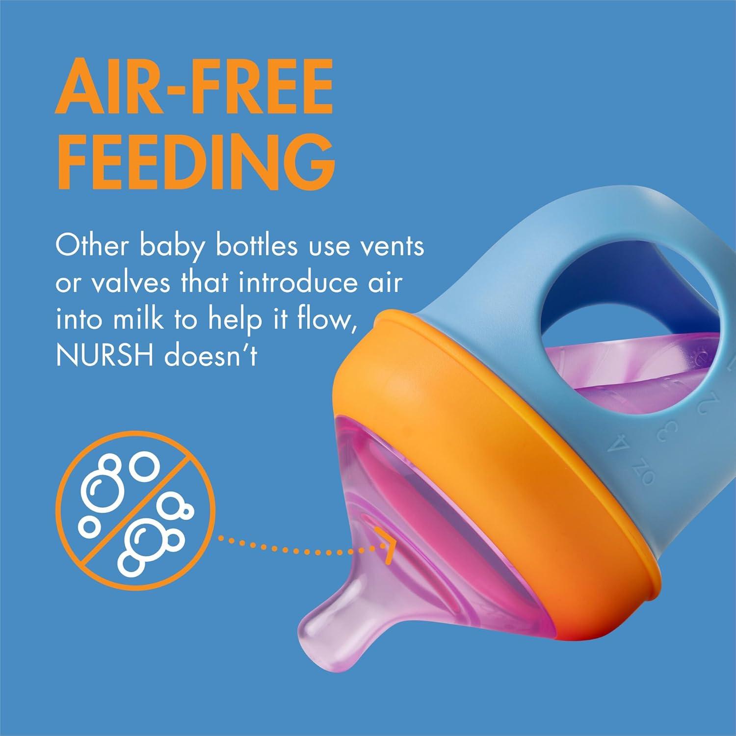 Boon Nursh Botellas Anticólicos de Silicona - 3 Unidades 113g