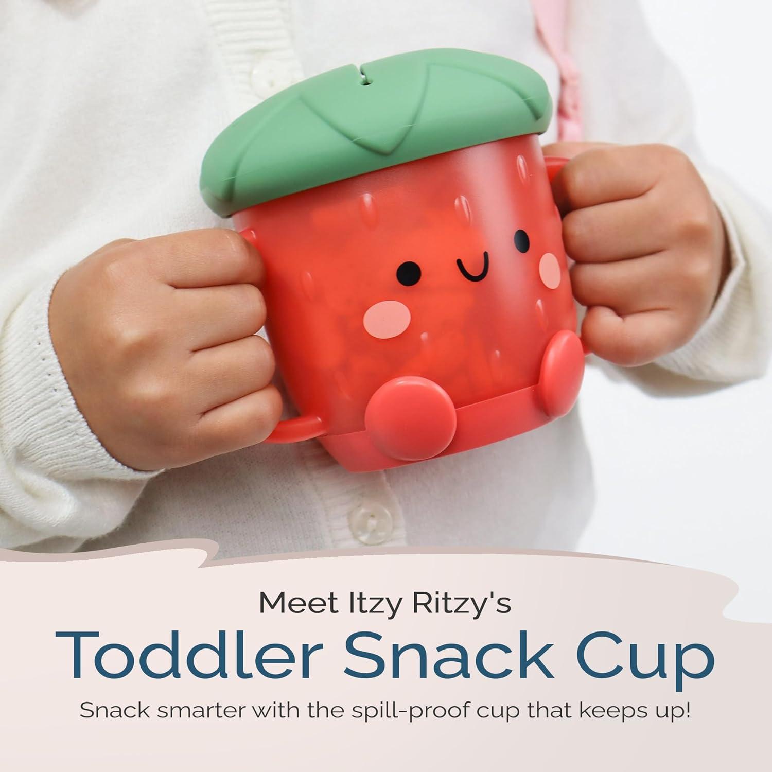 Taza de Snack Itzy Ritzy Fresa a Prueba de Derrames 0.12kg