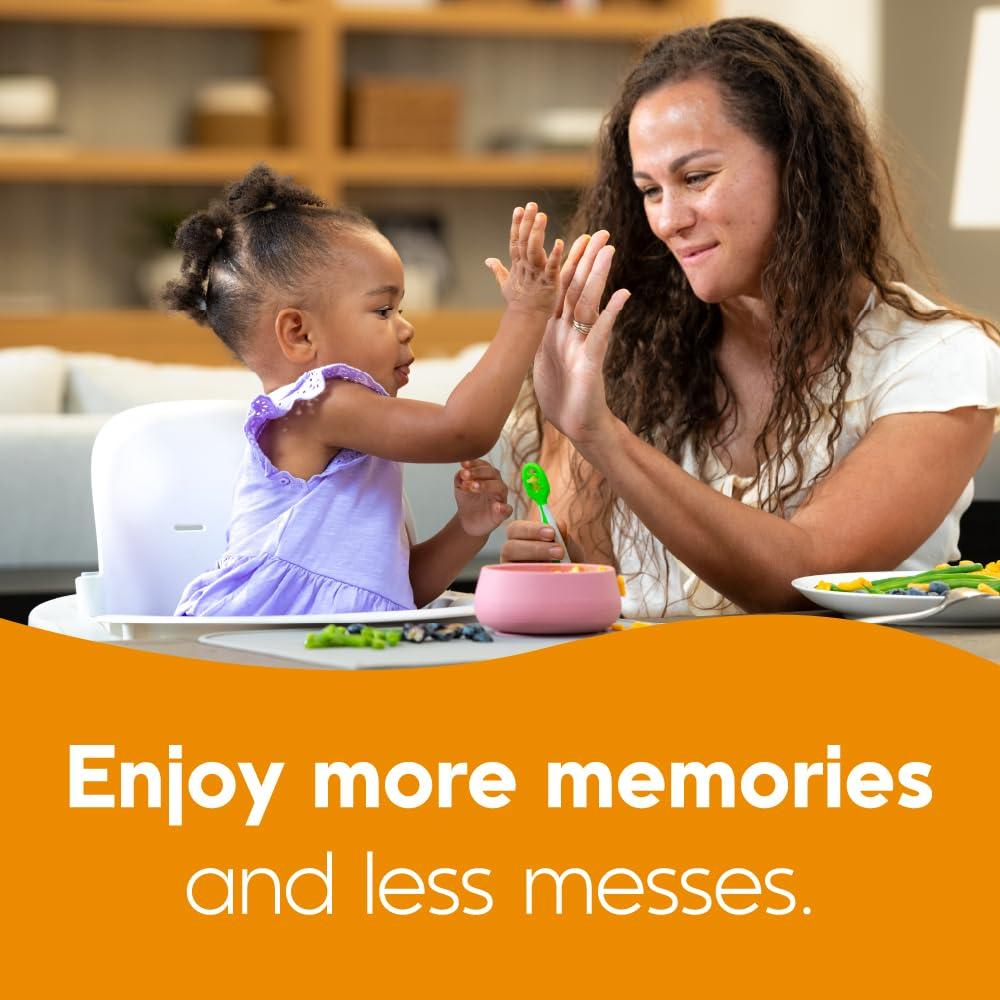 Juego de Cucharas NumNum para Bebés - Silicona 3 Piezas