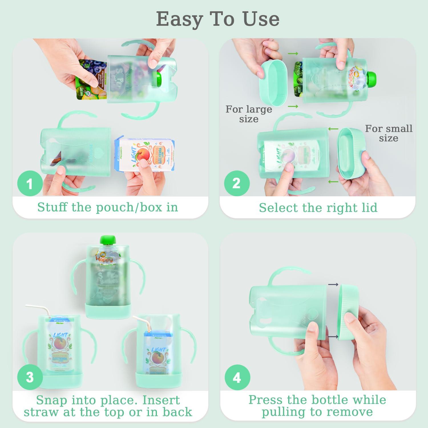 Soporte de Bolsa de Compresión MOMUSE Verde para Bebés