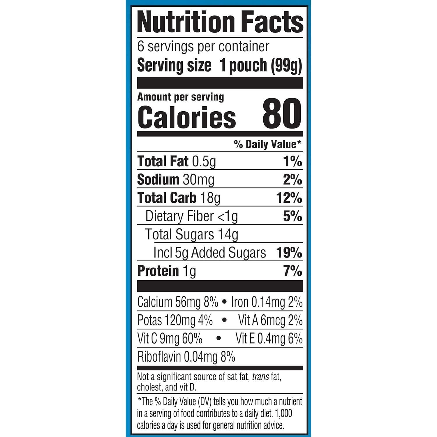 Pouches de Comida para Bebés Gerber Fruta y Yogur 12 Unidades