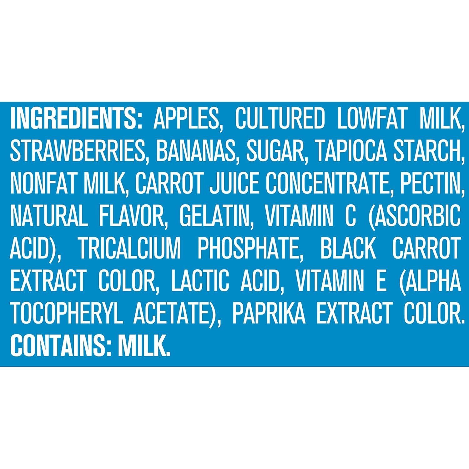 Pouches de Comida para Bebés Gerber Fruta y Yogur 12 Unidades