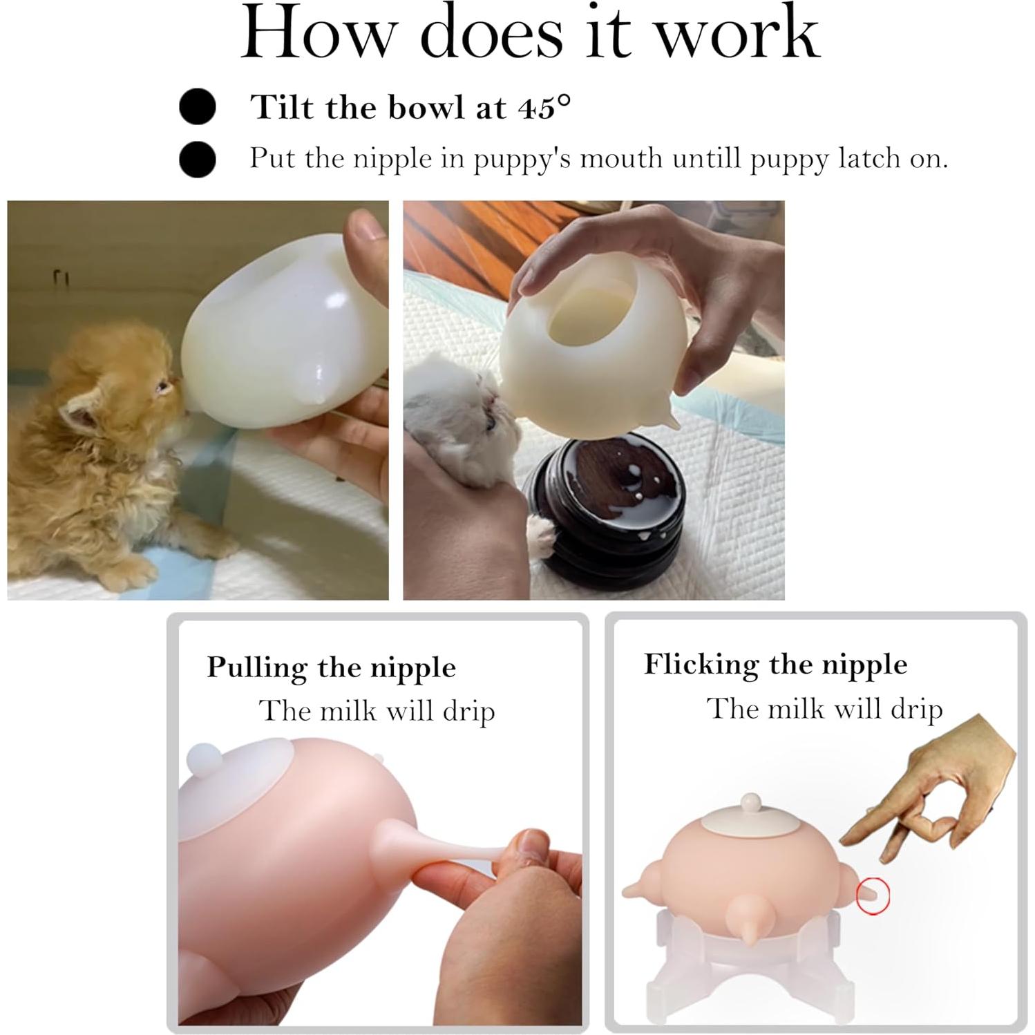 Alimentador de Leche para Cachorros Doggiema 250ml S