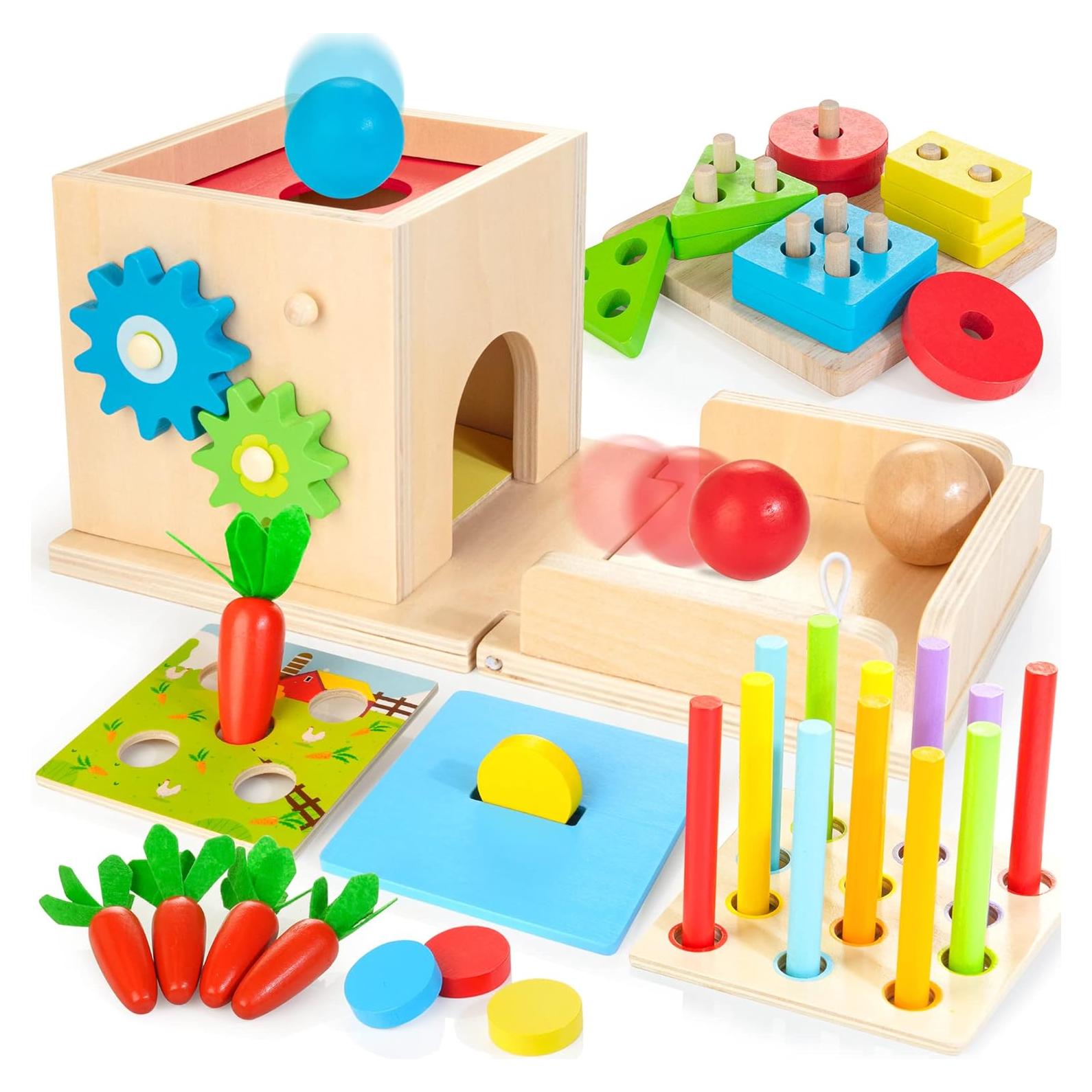 Juguetes Montessori de Madera 8-en-1 ShenZhen MaxLink