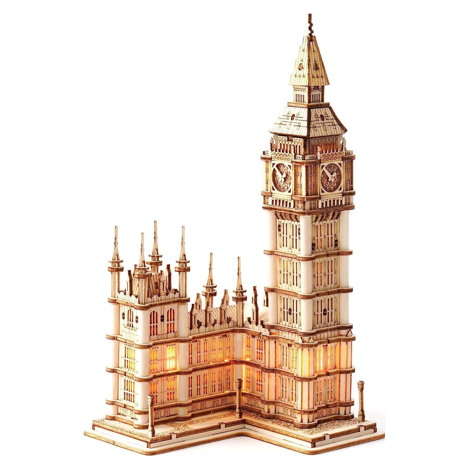 Rolife Kit de Modelo 3D Big Ben de Madera para Adultos