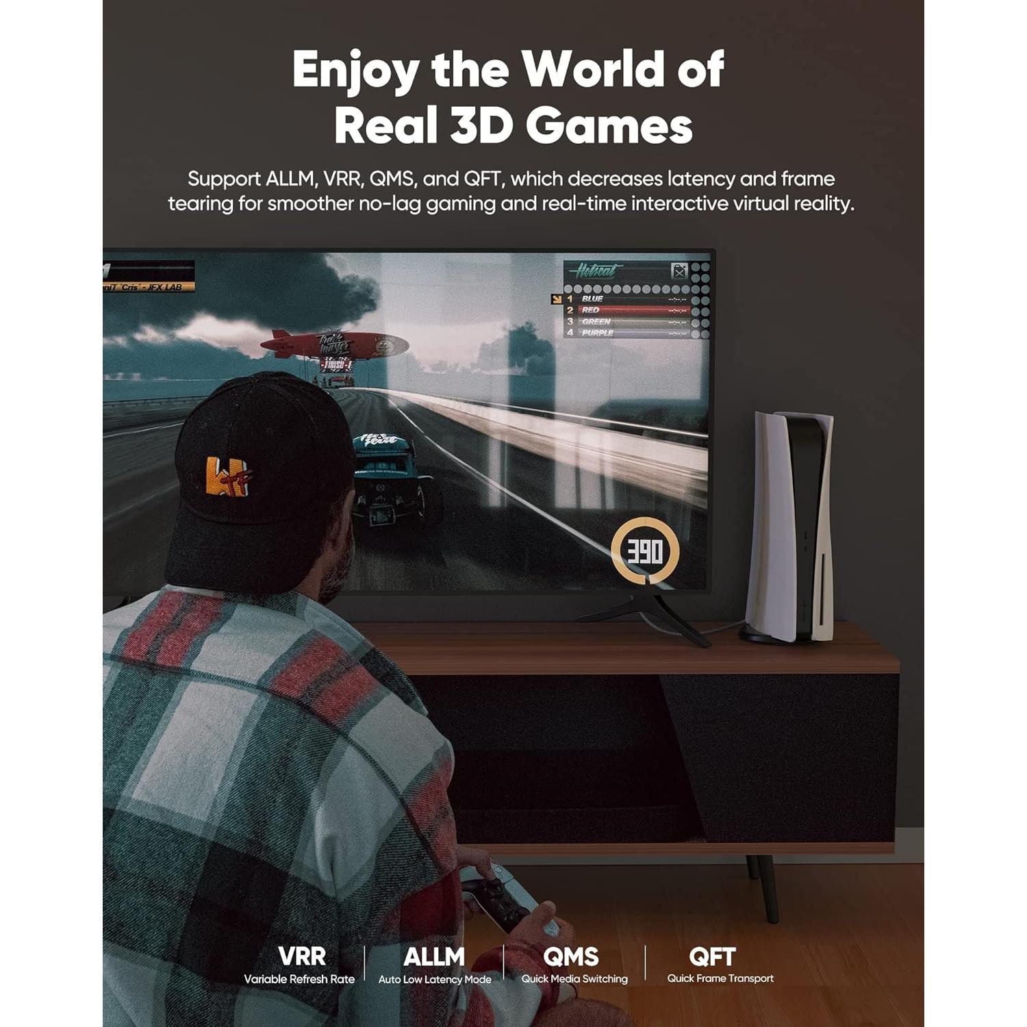 Cable HDMI Highwings 8K 4.57m Alta Velocidad Gaming