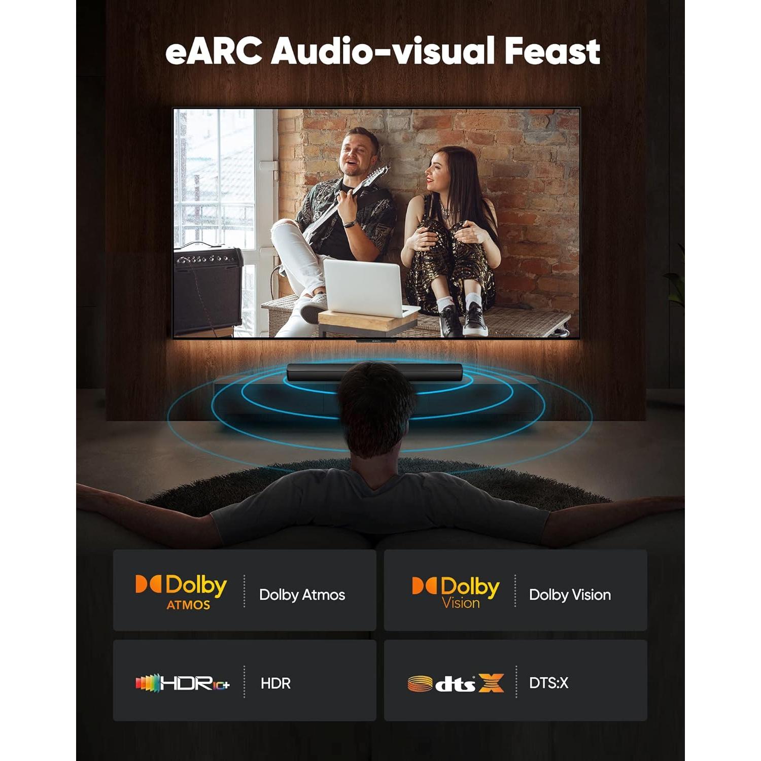 Cable HDMI Highwings 8K 4.57m Alta Velocidad Gaming