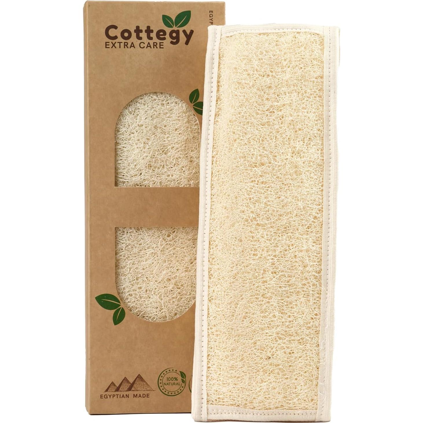 Esponja Exfoliante de Lufa Natural Cottegy para Espalda 81 cm