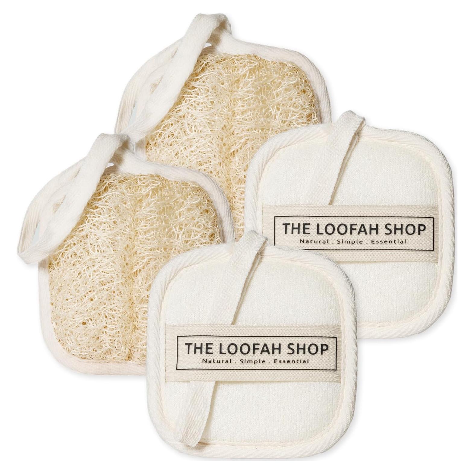 Esponja Facial de Lufa Natural La Tienda de Lufa - 4 Piezas