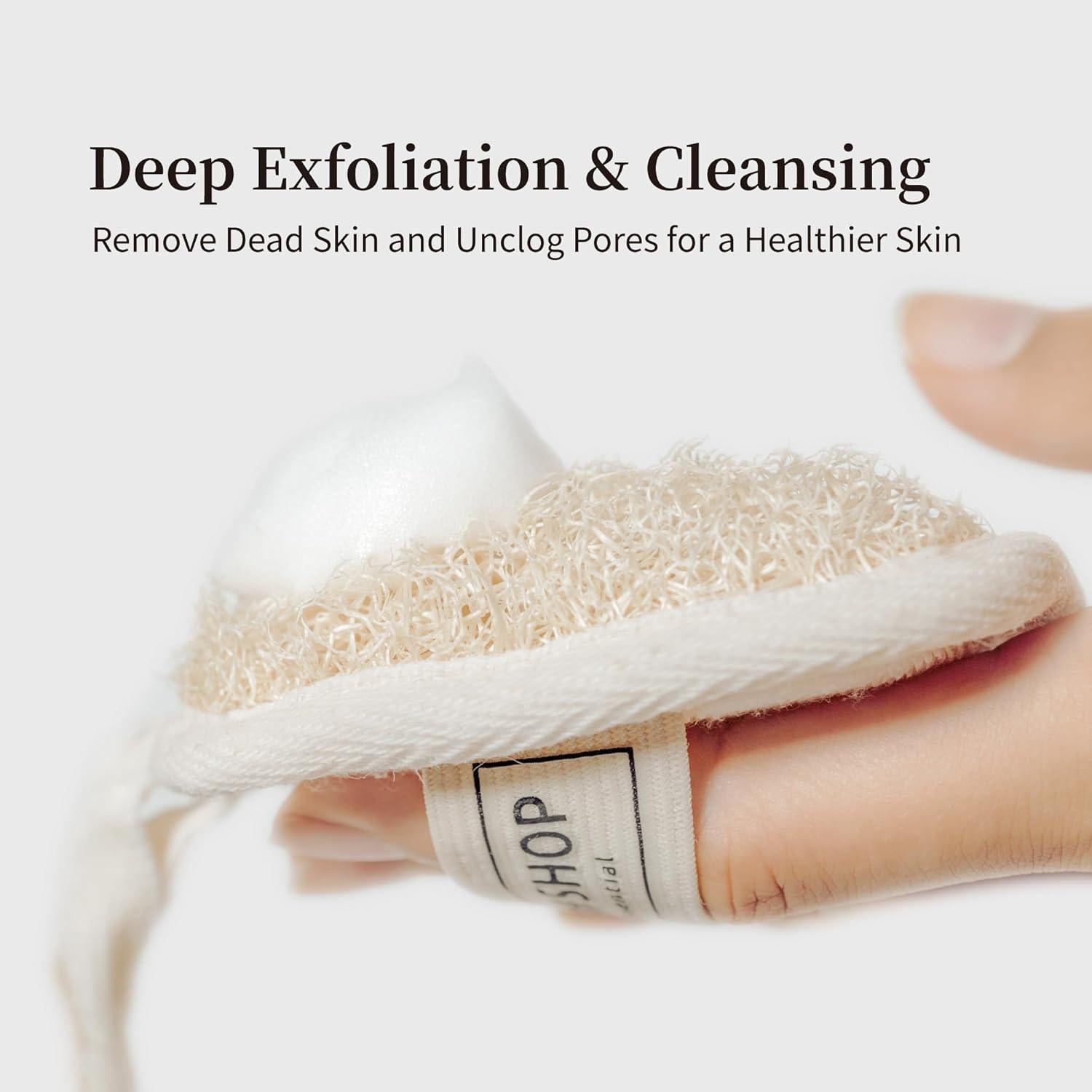 Esponja Facial de Lufa Natural La Tienda de Lufa - 4 Piezas