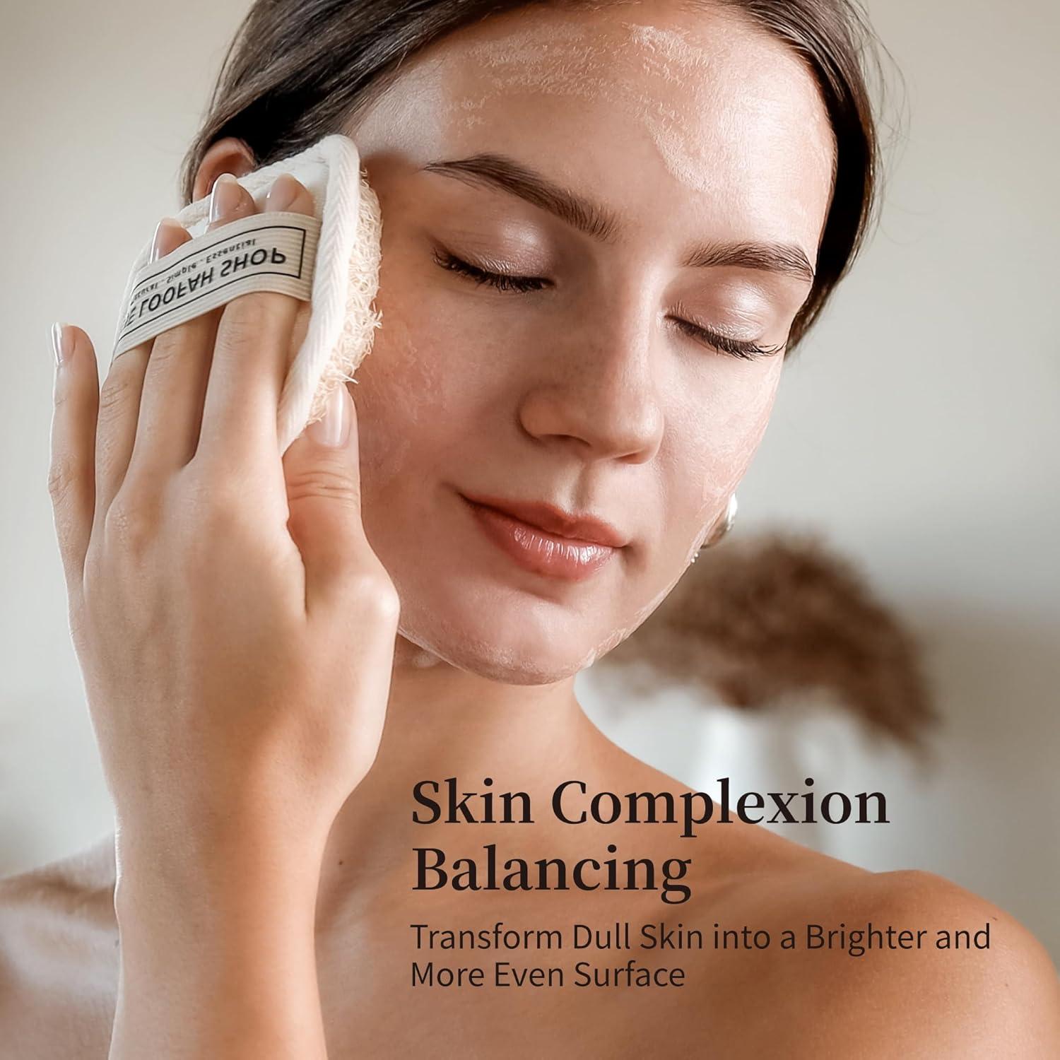 Esponja Facial de Lufa Natural La Tienda de Lufa - 4 Piezas