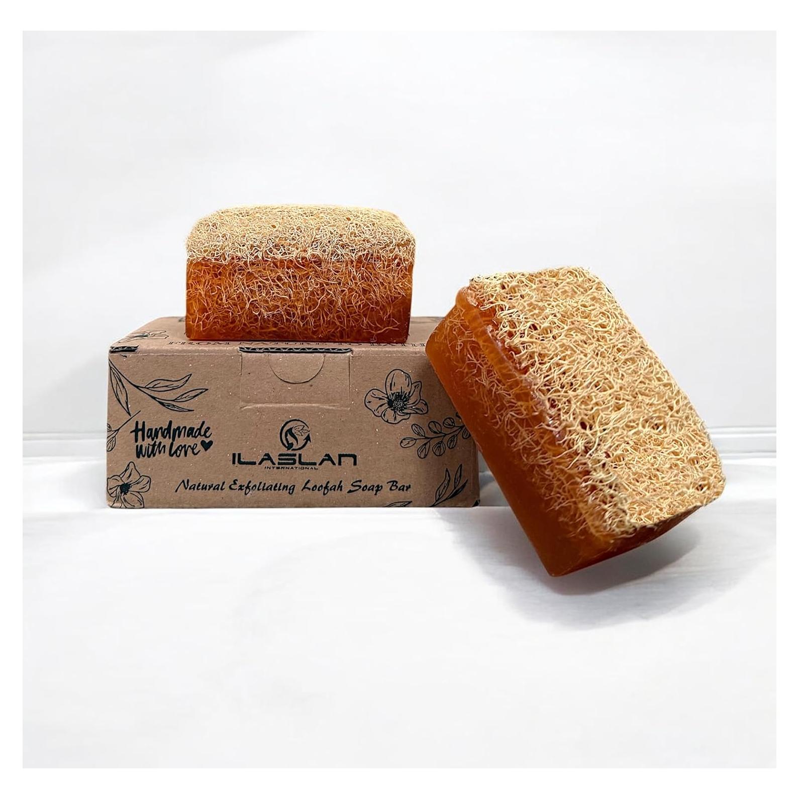 Jabón Exfoliante de Leche de Miel con Lufa Natural 258g