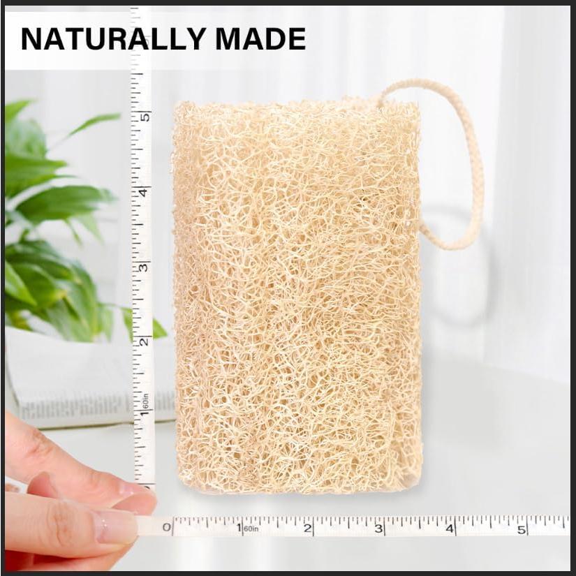 Esponja de Lufa Natural ShunQing 15.24 cm para Cocina y Baño