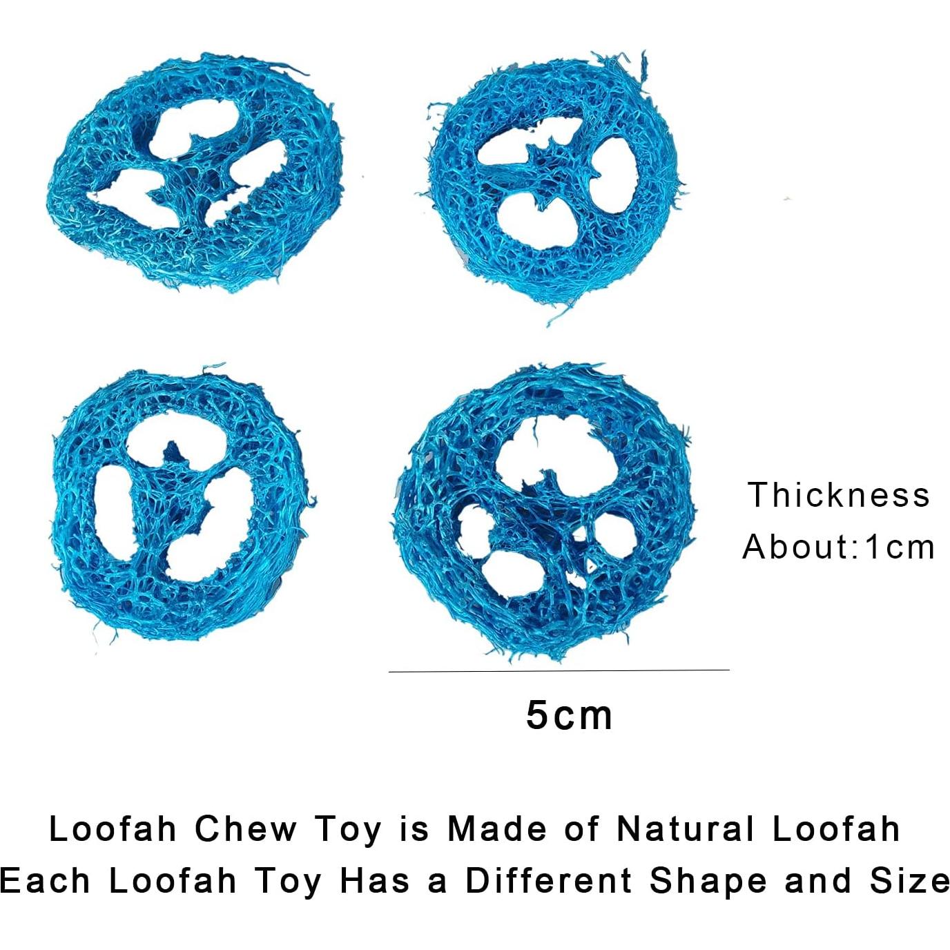 20 Juguetes de Masticar de Lufa Natural para Conejos - LIJIAN'S SHOP