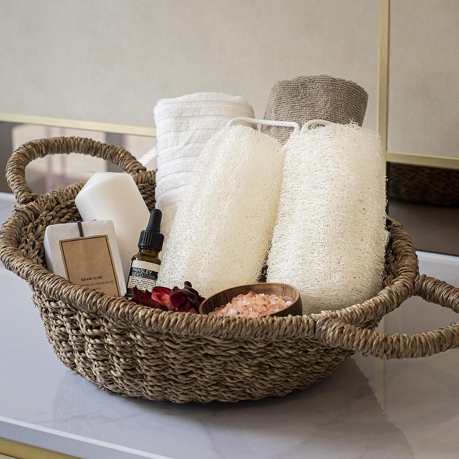 Esponjas de Lufa Ecológicas FAAY - 4 Pcs 15.24 cm Exfoliantes