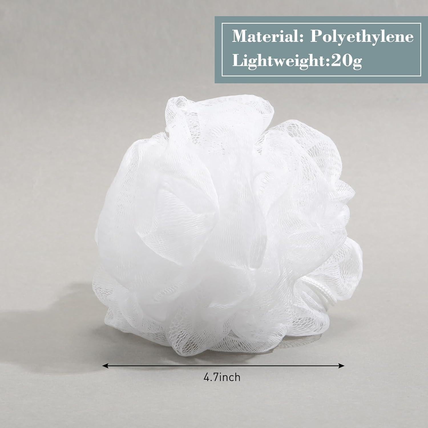 Esponjas de Baño Loofah Sunnyray 200 Pcs Suaves 20g Blancas