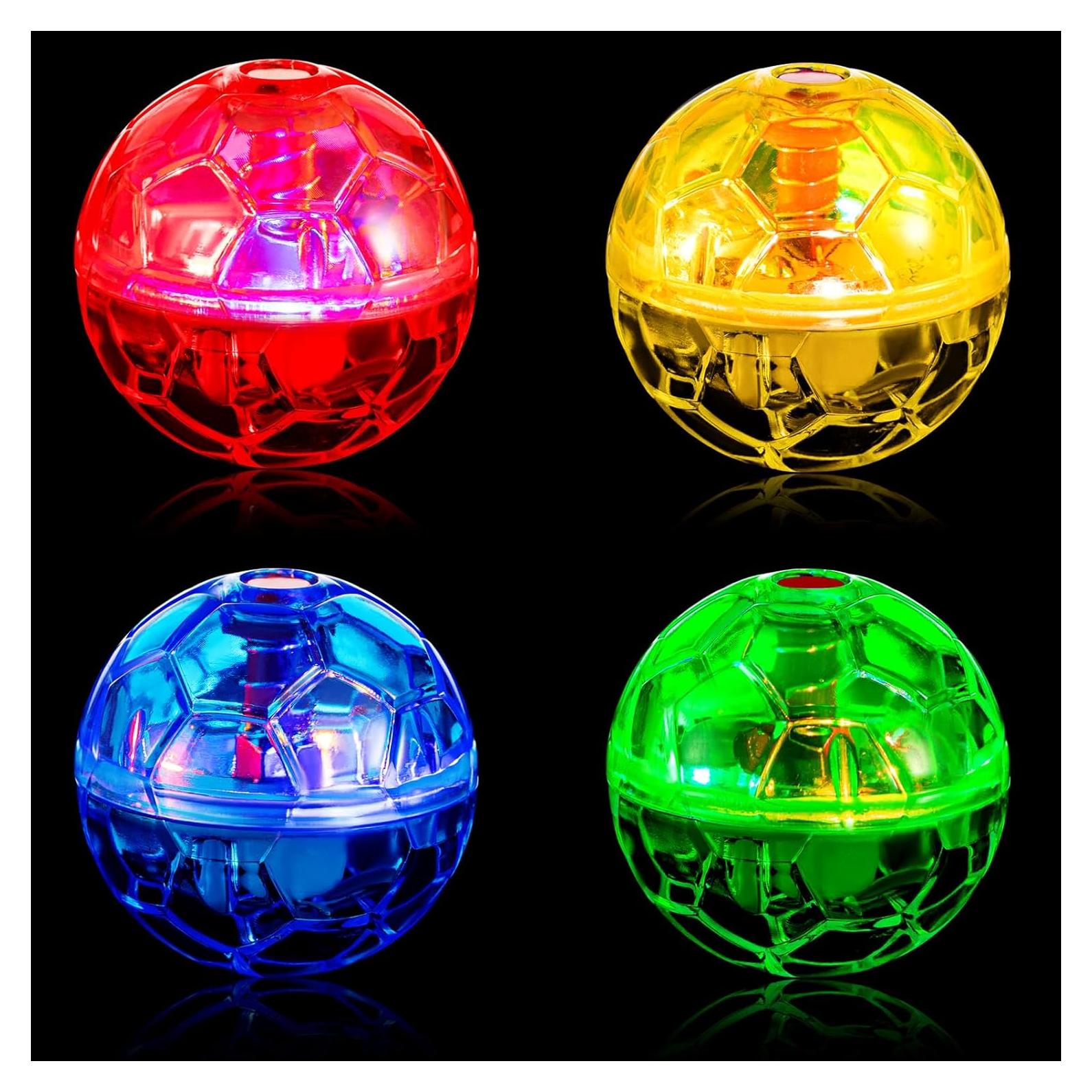 Pelotas Interactivas para Gatos Frienda - 4 Piezas LED Multicolor