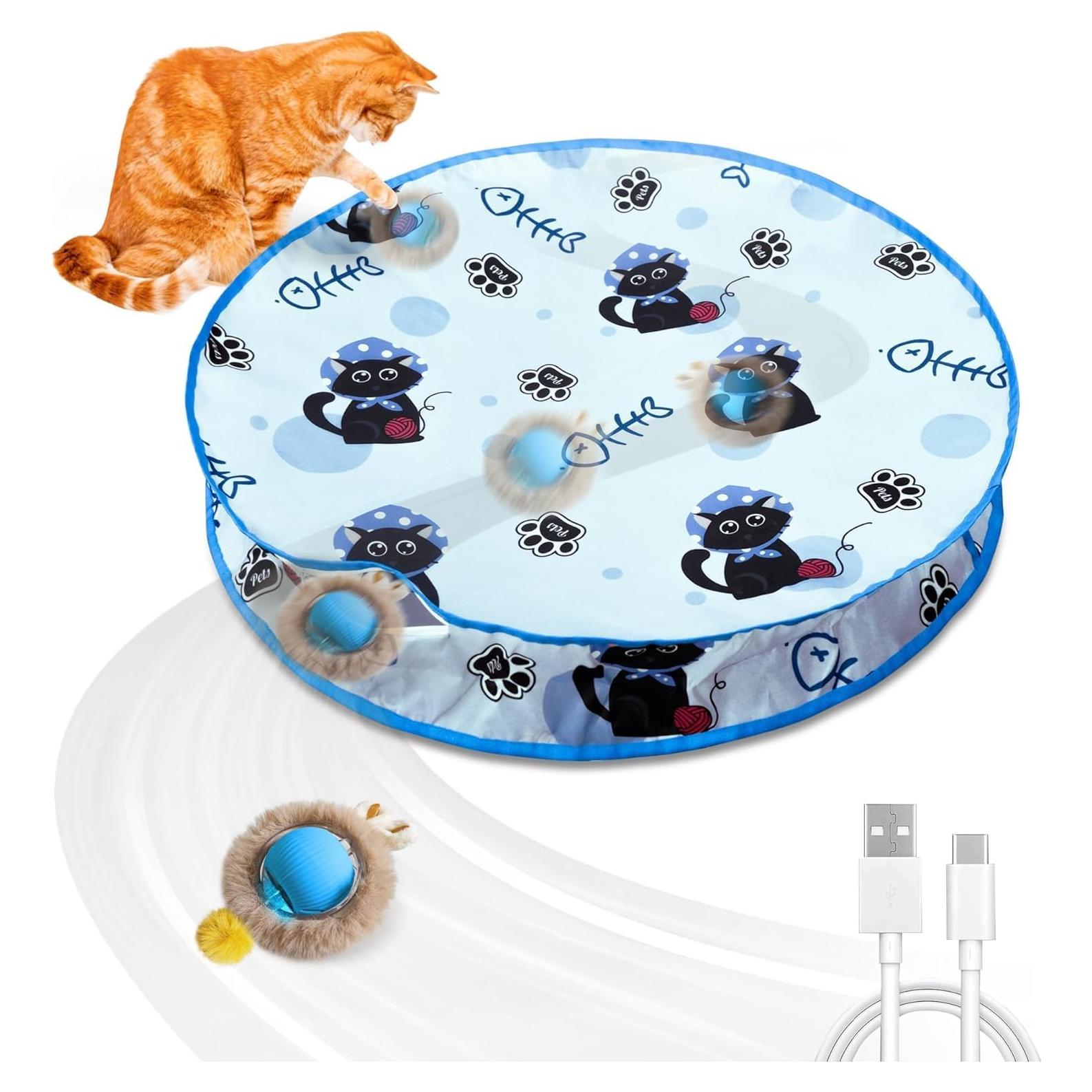 Juguete Interactivo para Gatos Hyfico Bola Automática 15cm