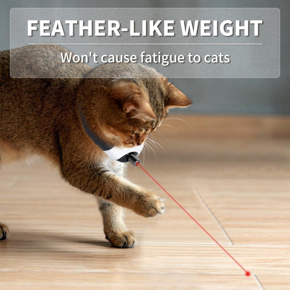 Juguete Automático para Gatos Ageroul Láser Interactivo USB Negro