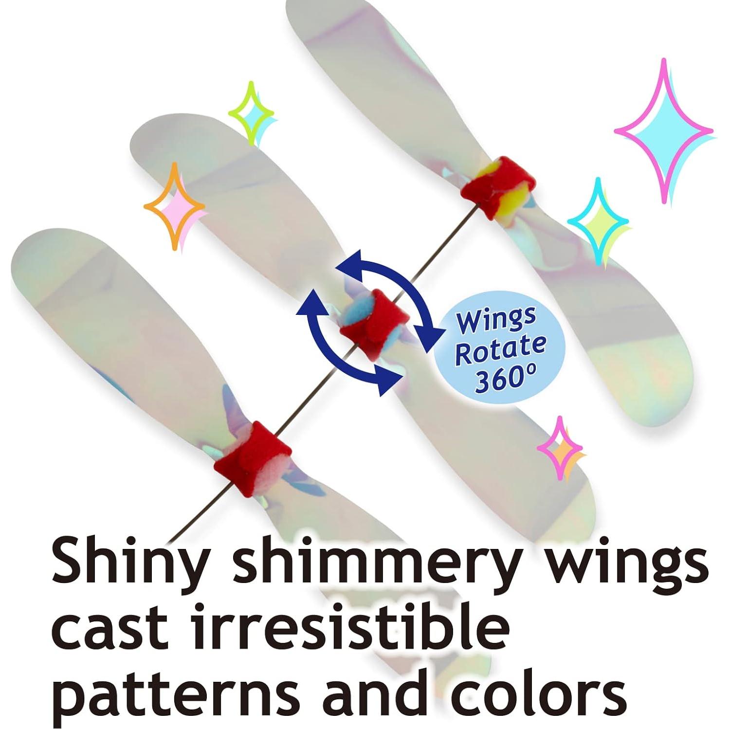 Juguete para Gato Necoichi Libélulas Crinkly 3 Piezas