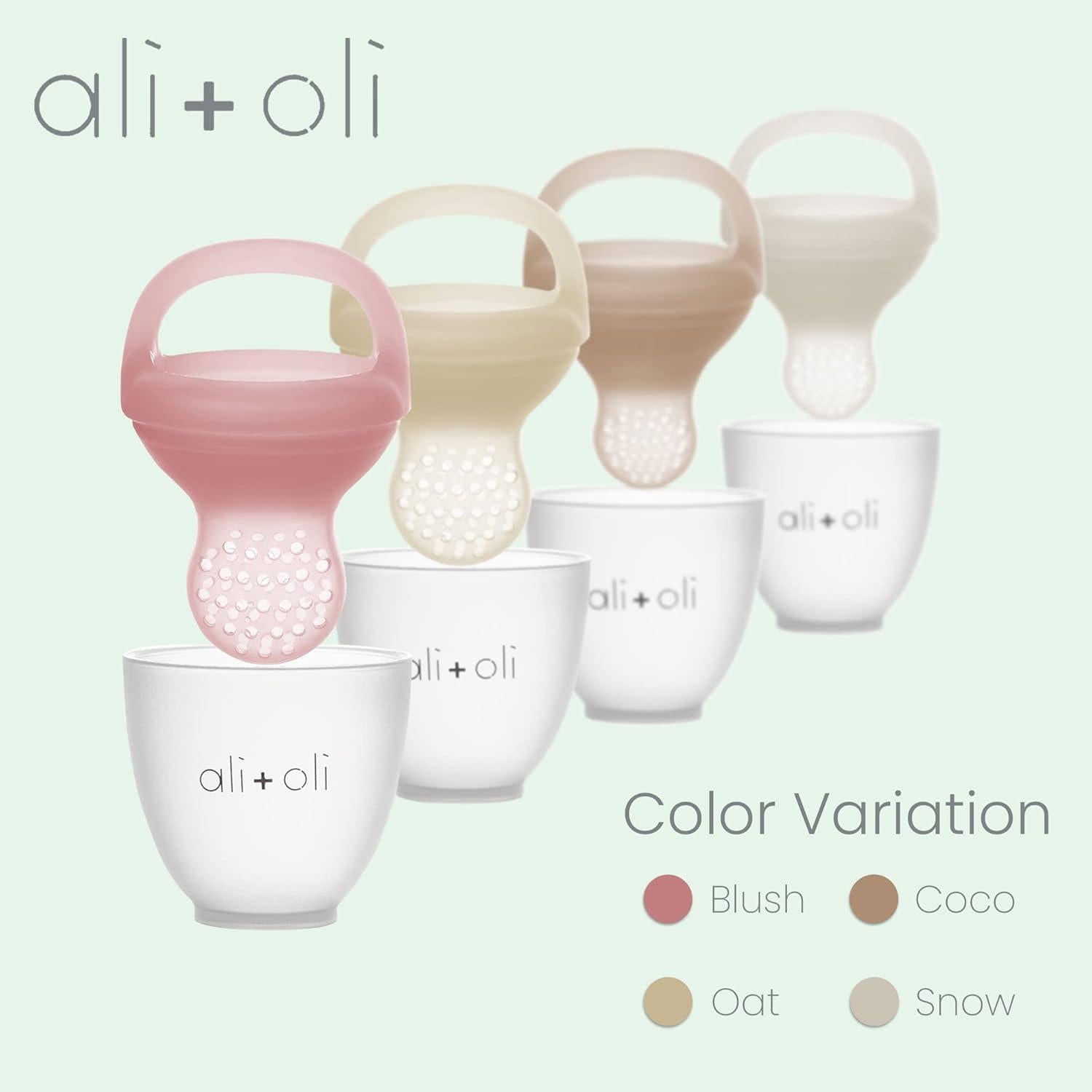 Set de 2 Chupetes Alimentadores Ali+Oli Silicona BPA Free