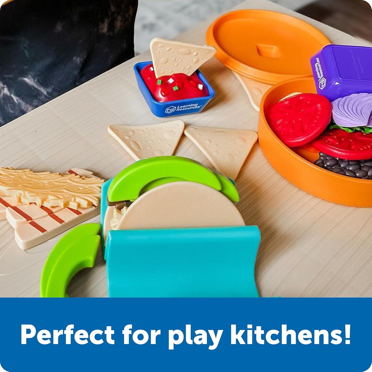 Set de Comida de Juguete Noche de Tacos 28 Piezas Recursos de Aprendizaje