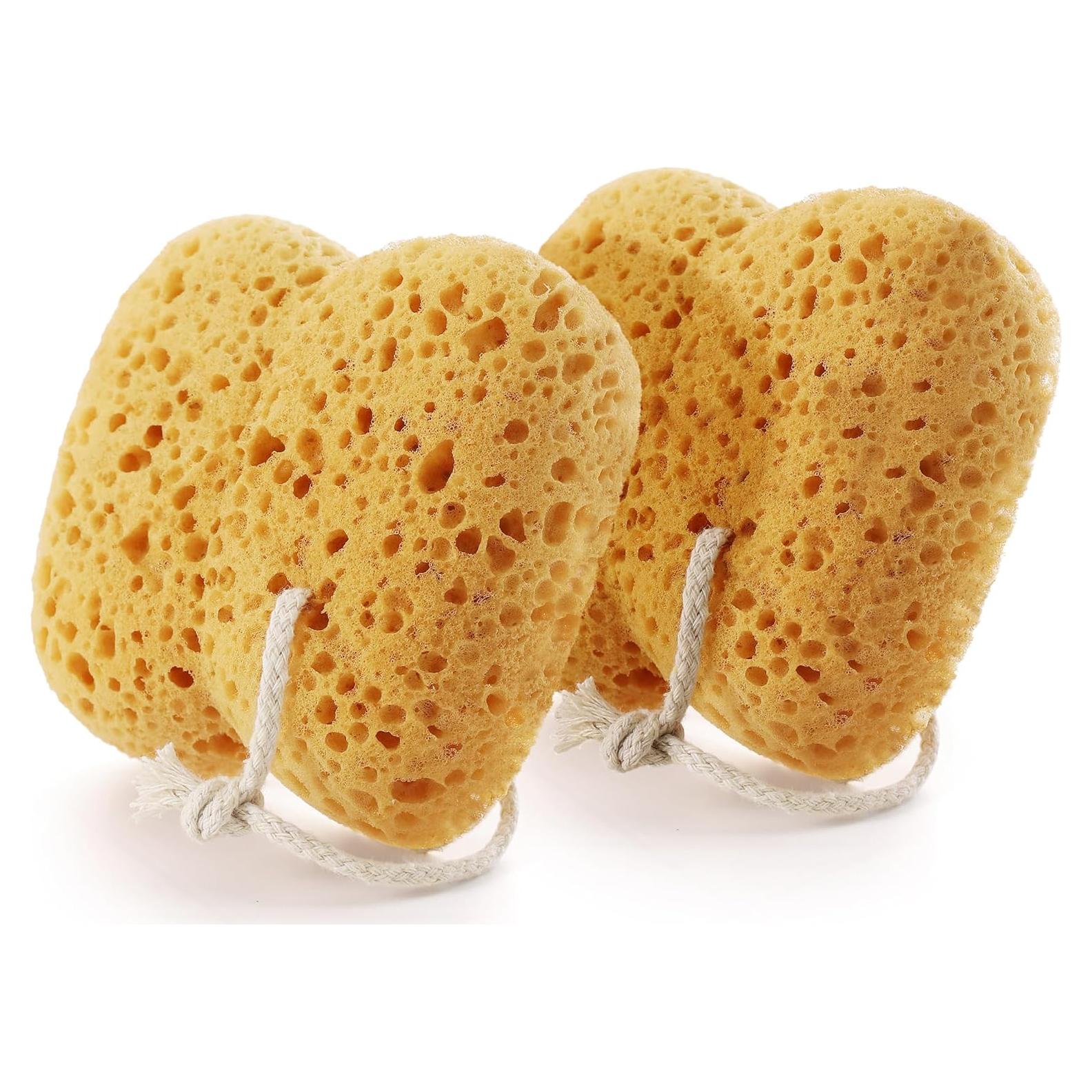 Esponjas de Baño Azymi 2 Piezas Exfoliantes Suaves 16x13 cm