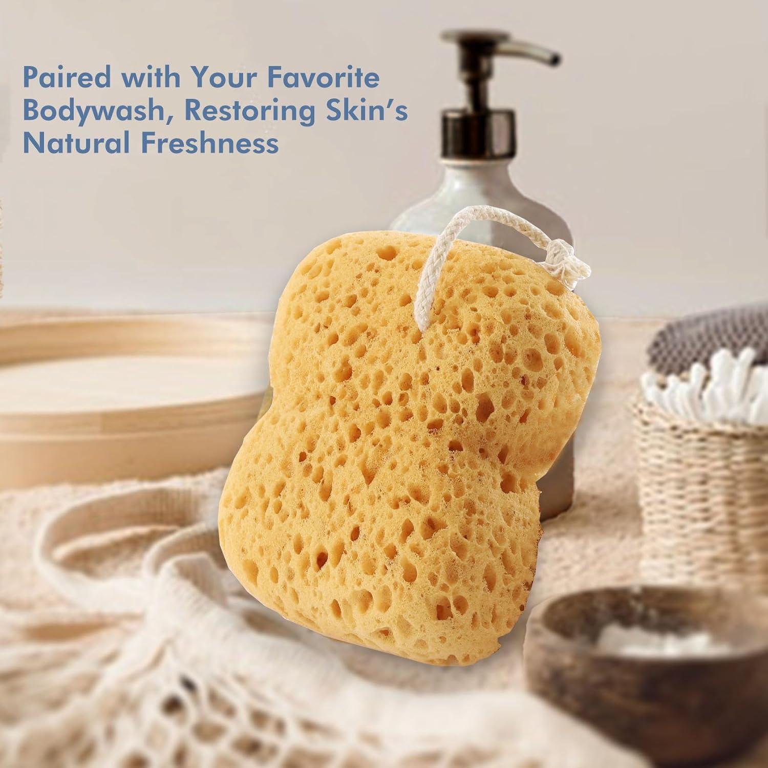 Esponjas de Baño Azymi 2 Piezas Exfoliantes Suaves 16x13 cm