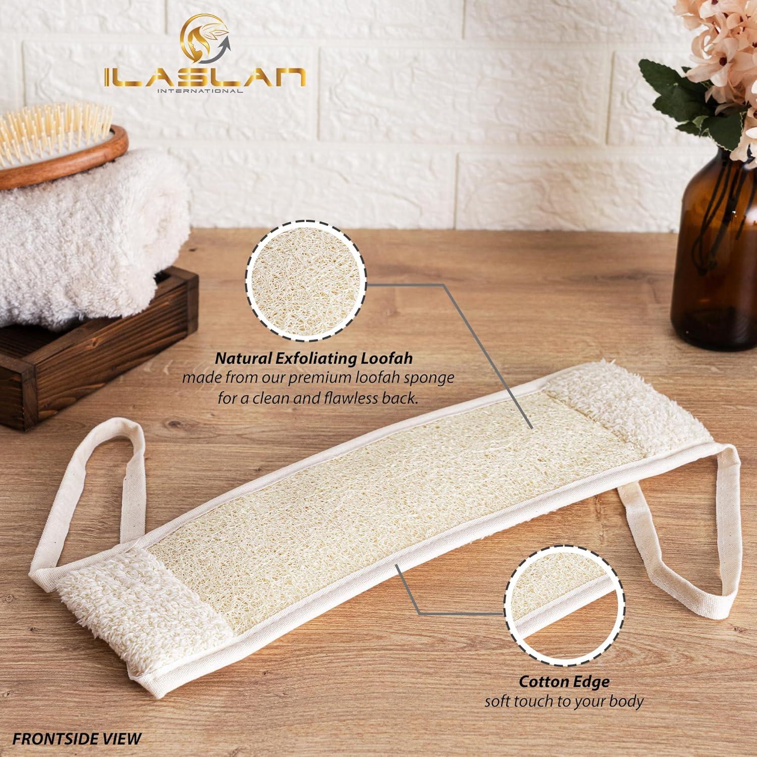 Esponja Exfoliante de Lufa para Espalda ILASLAN 19cm